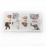 Japanese Propaganda Postcards set, Vintage style printing, Tricolor printing style, Colorful Art Prints, Postcard set of six, PSC042