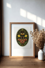 Moths and Nature, botanical illustrations, magic art print, boho Aesthetic, Butterfly art print, Cottagecore Nature print, moths giclee