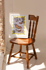 Monarch Butterfly Wall art, magic art print, boho Aesthetic, Butterfly art print, Cottagecore Nature print, moths giclee BFL343