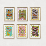 Monarch Butterfly Wall art, magic art print, boho Aesthetic, Butterfly art print, Cottagecore Nature print, moths giclee BFL343