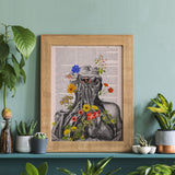 Colourful Flowers Head and Neck Print