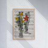 Flowers on my Legs Print
