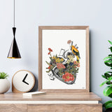 Anatomical Heart Print