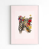 Rib cage full of nature Print