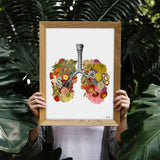 Flowery Lungs Print