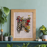 Rib cage full of nature Print
