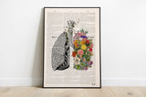 Springtime breathe art collage