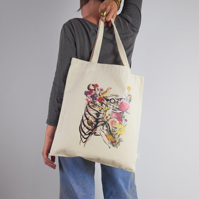 Rib cage full of nature Canvas Tote bag