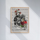Heart with Roses Print
