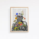Colourful Flowers Head and Neck Print