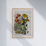 Flowers on Skull print.