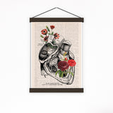 Heart with Roses Print