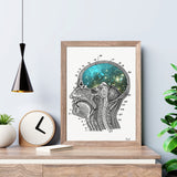 Cosmic Brain Print