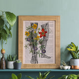 Flowers on my Legs Print
