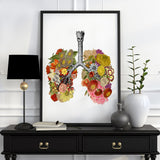 Flowery Lungs Print