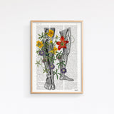 Flowers on my Legs Print