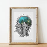 Cosmic Brain Print