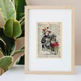 Heart with Roses Print