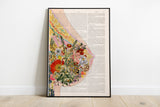 Colourful Breast Print