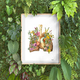Soft colours Flowery Lungs