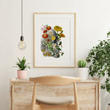 Flowers on Skull print.