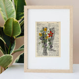 Flowers on my Legs Print