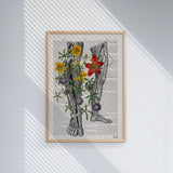 Flowers on my Legs Print