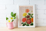Dahlia Wall Art