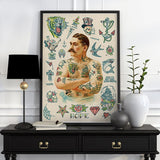 Old School Tattoo Poster