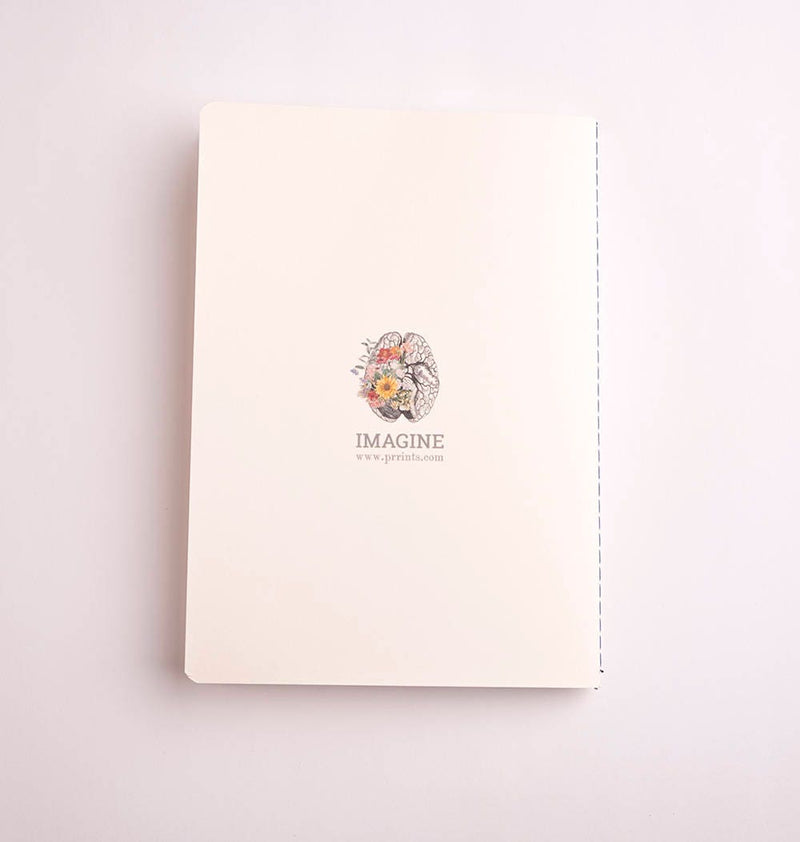 Christmas thank you gifts -  Flower Brain Notebook - Anatomy Notebooks - Flower Anatomy Gift - Anatomical Brain - NTBSKA140