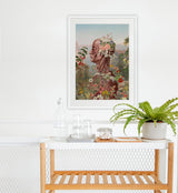 Nature is on me Landscape Background Print