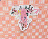 Christmas Gifts  for women -  Feminist Sticker -Waterproof stickers-  Pregnant gift- Feminist Gift- Girlfriend gift-  Laptop Sticker- STC035