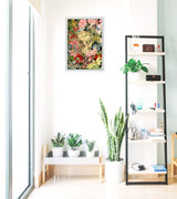 Huge Flowers Skull Poster