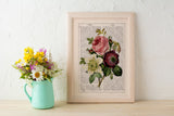 Floral Bouquet of Anemones and Roses