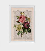 Floral Bouquet of Anemones and Roses