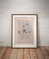 Blue harebell bouquet