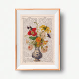 Naturalistic Floral Bouquet with insects