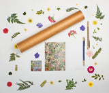 Skeleton covered with flowers poster
