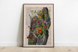 We are Wild, Torso of a woman full of flowers