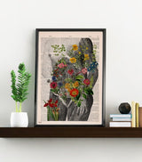 We are Wild, Torso of a woman full of flowers