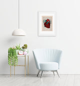 Human Heart Anatomy study art