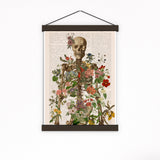 Human Skeleton Full of nature Print