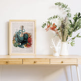 Octopus and Seabed Lungs Print