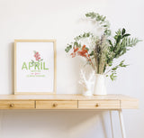 Birth Flower Print