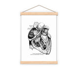 Heart in black