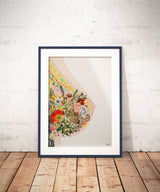 Colourful Breast print