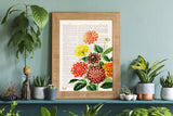 Dahlia Wall Art