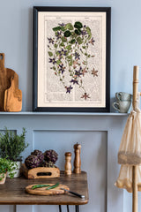 Lilac Bells wild flowers print
