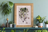 Lilac Bells wild flowers print