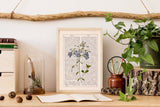 Linen flowers bouquet